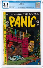 "PANIC" #1 FEBRUARY-MARCH 1954 CGC 3.5 VG-.