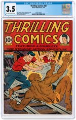 "THRILLING COMICS" #32 JANUARY 1943 CGC 3.5 VG-.