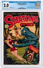 "STARTLING COMICS" #45 MAY 1947 CGC 2.0 GOOD.