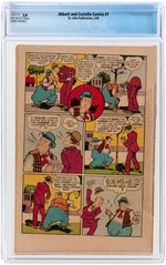 "ABBOTT AND COSTELLO COMICS" #1 FEBRUARY 1948 CGC 2.0 GOOD.