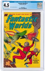 "FANTASTIC WORLDS" #5 SEPTEMBER 1952 CGC 4.5 VG+.