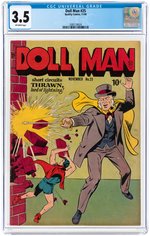 "DOLL MAN" #25 NOVEMBER 1949 CGC 3.5 VG-.