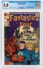 "FANTASTIC FOUR" #45 DECEMBER 1965 CGC 3.0 GOOD/VG (FIRST INHUMANS).