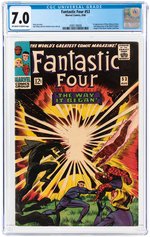 "FANTASTIC FOUR" #53 AUGUST 1966 CGC 7.0 FINE/VF (FIRST KLAW).