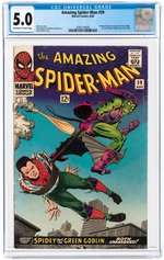 "AMAZING SPIDER-MAN" #39 AUGUST 1966 CGC 5.0 VG/FINE.