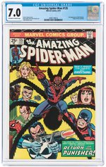 "AMAZING SPIDER-MAN" #135 AUGUST 1974 CGC 7.0 FINE/VF.