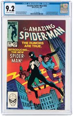 "AMAZING SPIDER-MAN" #252 MAY 1984 CGC 9.2 NM- (FIRST BLACK COSTUME).