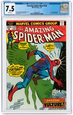 "AMAZING SPIDER-MAN" #128 JANUARY 1974 CGC 7.5 VF-.