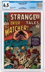 "STRANGE TALES" #134 JULY 1965 CGC 6.5 FINE+.