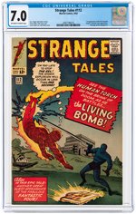 "STRANGE TALES" #112 SEPTEMBER 1963 CGC 7.0 FINE/VF (FIRST EEL).