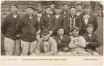 1906 LANCASTER, PENNSYLVANIA RED ROSES BASEBALL TEAM POSTCARD.