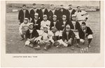 C. 1907 LANCASTER, PENNSYLVANIA RED ROSES BASEBALL TEAM POSTCARD.