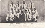 C. 1906 YORK, PENNSYLVANIA WHITE ROSES BASEBALL TEAM POSTCARD.