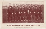 C. 1905 STAR BLOOMER GIRLS BASEBALL CLUB POSTCARD.