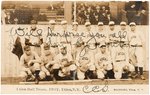 1907 UTICA PENT-UPS BASEBALL TEAM REAL PHOTO POSTCARD.