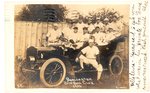 1906 BURLINGTON, IOWA PATHFINDERS BASEBALL TEAM REAL PHOTO POSTCARD.