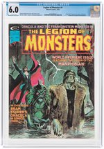 "LEGION OF MONSTERS" #1 SEPTEMBER 1975 CGC 6.0 FINE (FIRST LEGION OF MONSTERS).