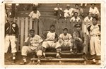 C. 1943 MEXICAN LEAGUE BASEBALL REAL PHOTO POSTCARD WITH PEDRO FORMENTAL.
