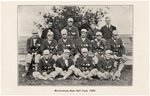 C. 1908 MERCERSBURG, PENNSYLVANIA BASEBALL TEAM POSTCARD.