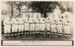 C. 1917 MARYSVILLE, KANSAS BASE BALL TEAM REAL PHOTO POSTCARD.