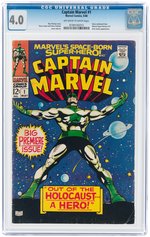 "CAPTAIN MARVEL" #1 MAY 1968 CGC 4.0 VG.