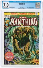 "MAN-THING" #1 JANUARY 1974 CGC 7.0 FINE/VF.