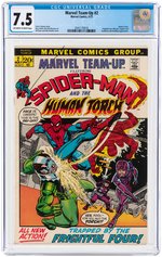 "MARVEL TEAM-UP" #2 MAY 1972 CGC 7.5 VF- (HUMAN TORCH).