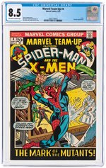 "MARVEL TEAM-UP" #4 SEPTEMBER 1972 CGC 8.5 VF+ (X-MEN).