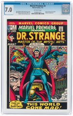 "MARVEL PREMIERE" #3 JULY 1972 CGC 7.0 FINE/VF (DR. STRANGE).