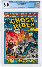 "MARVEL SPOTLIGHT" #6 OCTOBER 1972 CGC 6.0 FINE (GHOST RIDER).