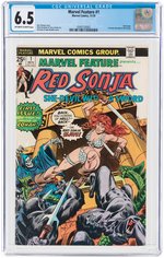 "MARVEL FEATURE" #1 NOVEMBER 1975 CGC 6.5 FINE+ (RED SONJA).