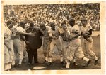 C. 1950s CUBAN LEAGUE BASEBALL PHOTO WITH SILVIO GARCIA.