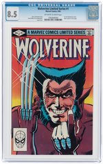 "WOLVERINE LIMITED SERIES" #1 SEPTEMBER 1982 CGC 8.5 VF+.