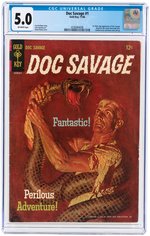 "DOC SAVAGE" #1 NOVEMBER 1966 CGC 5.0 VG/FINE (FIRST SILVER AGE DOC SAVAGE).