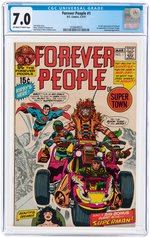 "FOREVER PEOPLE" #1 FEBRUARY-MARCH 1971 CGC 7.0 FINE/VF (FIRST FULL DARKSEID & FOREVER PEOPLE).