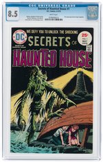 "SECRETS OF HAUNTED HOUSE" #1 APRIL-MAY 1975 CGC 8.5 VF+.