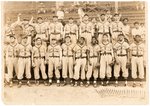 c. 1940s UNION LAGUNA (MEXICO) BASEBALL TEAM PHOTO WITH BARNEY BROWN.