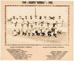 1949-50 MERIDA BASEBALL TEAM PHOTO PREMIUM.