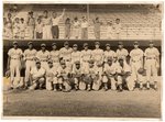 1954 WEST PALM BEACH INDIANS BASEBALL TEAM PHOTO WITH JOSE GUILLERMO AGUIAR.