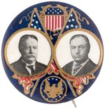 TAFT & SHERMAN 1912 PRESIDENTIAL SEAL JUGATE BUTTON HAKE #26.