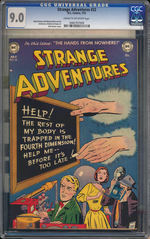 STRANGE ADVENTURES #22, JULY 1952. CGC 9.0