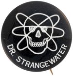 ANTI-GOLDWATER "DR. STRANGEWATER" NUCLEAR SKULL BUTTON.