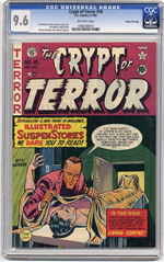 THE CRYPT OF TERROR #18, JUNE-JULY 1950. GAINES FILE COPY CGC 9.6