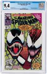 "AMAZING SPIDER-MAN" #363 JUNE 1992 CGC 9.4 NM.