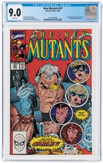 "NEW MUTANTS" #87 MARCH 1990 CGC 9.0 VF/NM (FIRST CABLE).