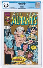 "NEW MUTANTS" #87 MARCH 1990 CGC 9.6 NM+ (SECOND PRINTING) (FIRST CABLE).