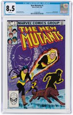 "NEW MUTANTS" #1 MARCH 1983 CGC 8.5 VF+.