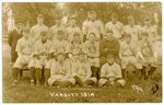 1914 UNIVERSITY OF ILLINOIS VARSITY BASEBALL TEAM REAL PHOTO POSTCARD.