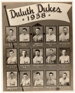 1938 DULUTH DUKES TEAM COMPOSITE BASEBALL TEAM PHOTO.