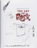 "THE ART OF ROCK" MULTI-ARTIST SIGNED BOOK.